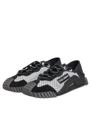 Dolce & Gabbana Multicolor Lace Up Low Top NS1 Sneakers Shoes