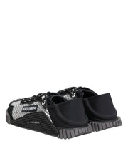 Dolce & Gabbana Multicolor Lace Up Low Top NS1 Sneakers Shoes