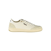 Blauer White Polyester Sneaker