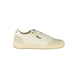 Blauer White Polyester Sneaker