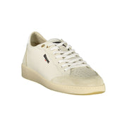 Blauer White Polyester Sneaker
