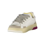 Blauer White Polyester Sneaker