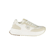Blauer White Polyester Sneaker