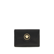 Versace Black Calf Leather Bos Taurus Shoulder Bag