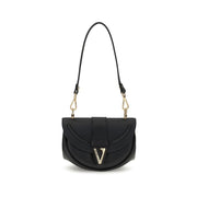 Versace Black Calf Leather Bos Taurus Shoulder Bag