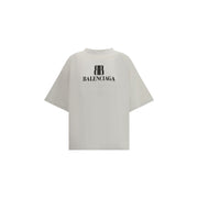 Balenciaga Gray Cotton T-Shirt