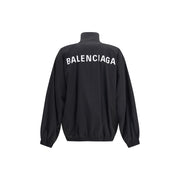 Balenciaga Black Polyester Shell Jacket