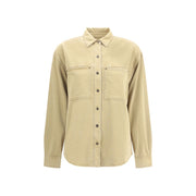Marant Etoile Beige Cotton Dress Shirt