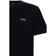 ZEGNA Black Cotton T-Shirt