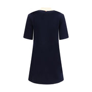 Thom Browne Blue Cotton Casual Dress