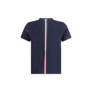 Thom Browne Blue Cotton T-Shirt