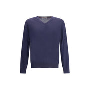 Brunello Cucinelli Blue Cashmere Cashmere Sweater