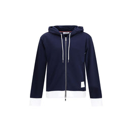 Thom Browne Blue Cotton Sweatshirt