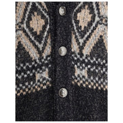 Brunello Cucinelli Black Fleece Wool Sweatshirt