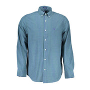 Gant Blu Cotton Men Shirt
