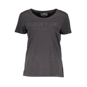 Scervino Street Black Cotton T-Shirt