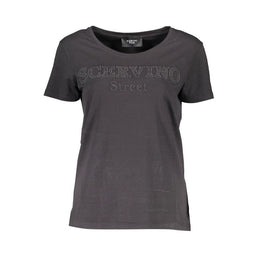 Scervino Street Black Cotton T-Shirt