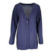 Gant Blu Wool Women Cardigan