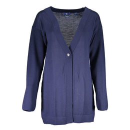 Gant Blu Wool Women Cardigan