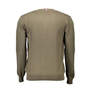 U.S. POLO ASSN. Green Cotton Sweater