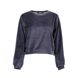 Desigual Blue Cotton Sweater