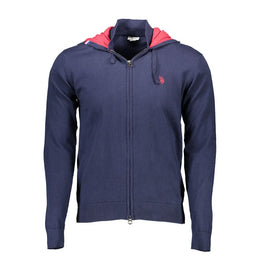 U.S. POLO ASSN. Blue Cotton Men Cardigan