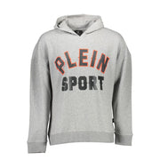 Plein Sport Gray Cotton Sweatshirt