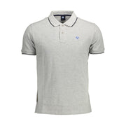 North Sails Gray Cotton Polo Shirt