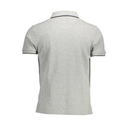 North Sails Gray Cotton Polo Shirt