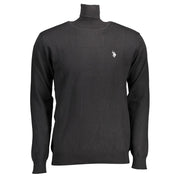 U.S. POLO ASSN. Black Cotton Sweater