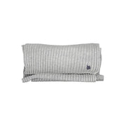 U.S. POLO ASSN. Gray Wool Scarf