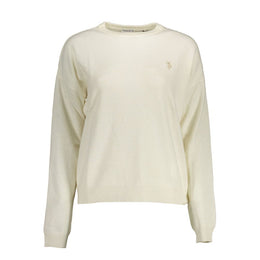 U.S. POLO ASSN. White Wool Sweater