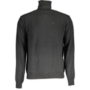 La Martina Black Wool Sweater