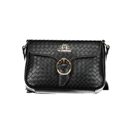 La Martina Black Polyethylene Handbag