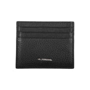 La Martina Black Leather Wallet