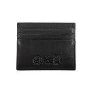 La Martina Black Leather Wallet