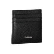 La Martina Black Leather Wallet