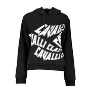 Cavalli Class Black Cotton Sweatshirt