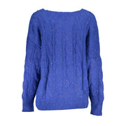 Desigual Blue Polyester Sweater