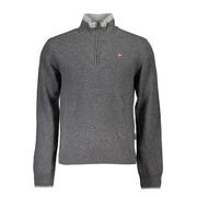 Napapijri Gray Fabric Sweater