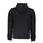 Napapijri Black Cotton Men's Hooded Sweater