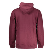 Vans Red Cotton Men Sweater with Hood