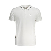 Fila White Cotton Polo Shirt