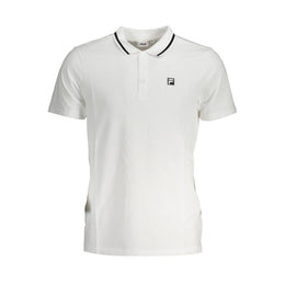 Fila White Cotton Polo Shirt