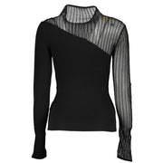 Patrizia Pepe Black Polyester Sweater