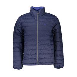 La Martina Blue Polyamide Men Jacket
