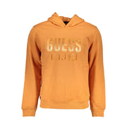 Guess Jeans Orange Cotton Men Sweater