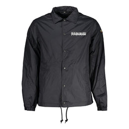 Napapijri Black Polyester Men Jacket