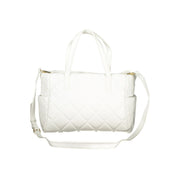 Mario Valentino White Polyethylene Handbag