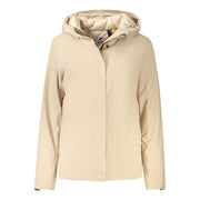 K-WAY Beige Polyester Jackets & Coat